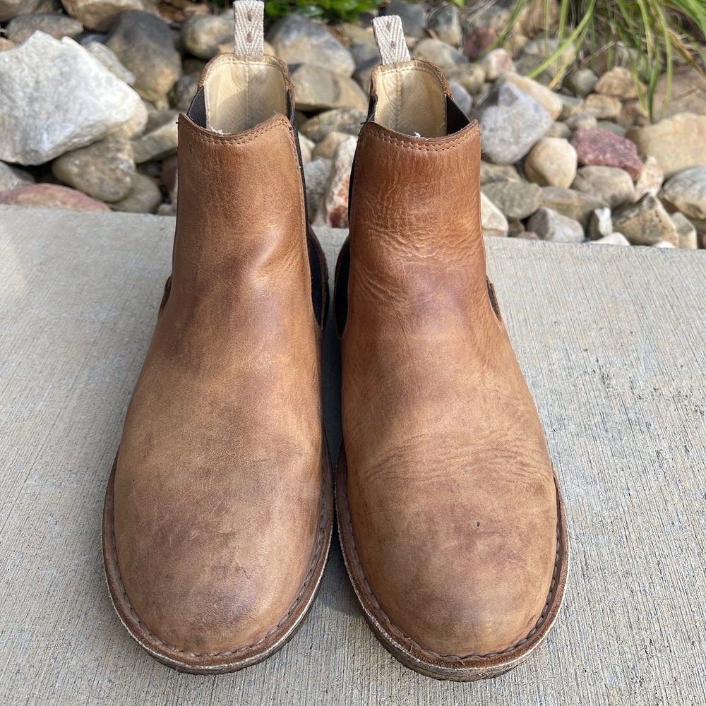 Astorflex Bitflex Chelsea Boots Brown Nubuck Italian Men's Size EU 42 US 9